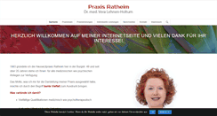 Desktop Screenshot of praxis-ratheim.de